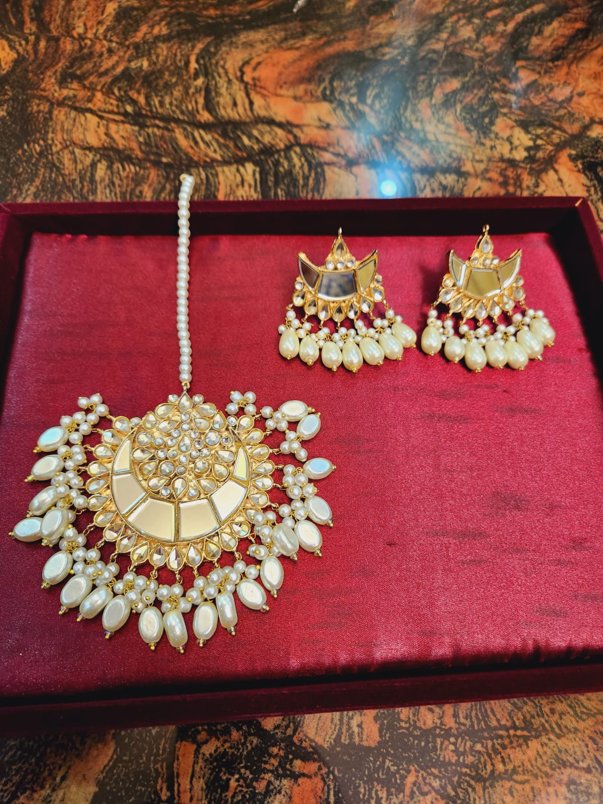 SHEHNAI EARRINGS TIKKA