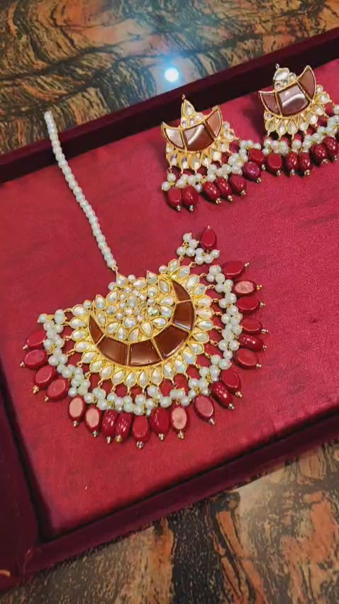 SHEHNAI EARRINGS TIKKA